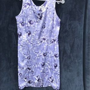 Sleeveless silk dress
